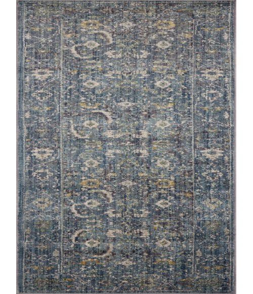 Jean Stoffer x Loloi Bradbury Ocean / Gold Rug BRU-03 3 ft. 7 in. X 5 ft. 7 in. Rectangle - Rugs Town Jean Stoffer x Loloi Bradbury Ocean / Gold BRU-03 3 ft. 7 in. X 5 ft. 7 in. Rectangle Rug