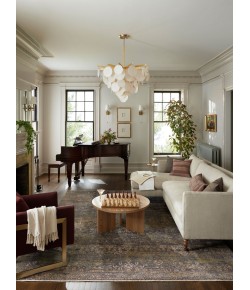 Jean Stoffer x Loloi Bradbury Ink / Multi BRU-05 2 ft. 7 in. X 4 ft. Rectangle Rug