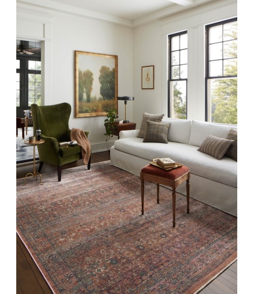 Jean Stoffer x Loloi Bradbury Sunset / Multi Rug BRU-06 5 ft. X 7 ft. 10 in. Rectangle - Rugs Town Jean Stoffer x Loloi Bradbury Sunset / Multi BRU-06 5 ft. X 7 ft. 10 in. Rectangle Rug