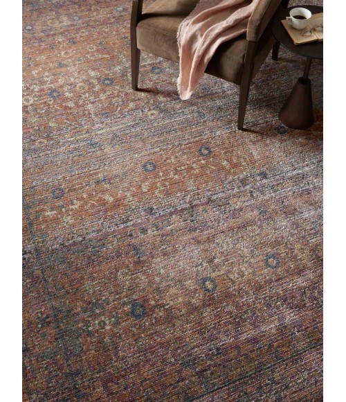 Jean Stoffer x Loloi Bradbury Sunset / Multi Rug BRU-06 5 ft. X 7 ft. 10 in. Rectangle - Rugs Town Jean Stoffer x Loloi Bradbury Sunset / Multi BRU-06 5 ft. X 7 ft. 10 in. Rectangle Rug