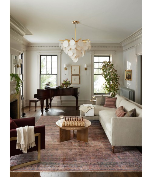Jean Stoffer x Loloi Bradbury Sunset / Multi Rug BRU-06 5 ft. X 7 ft. 10 in. Rectangle - Rugs Town Jean Stoffer x Loloi Bradbury Sunset / Multi BRU-06 5 ft. X 7 ft. 10 in. Rectangle Rug