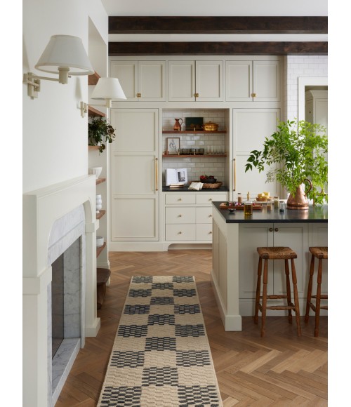 Chris Loves Julia x Loloi Bradley Beige / Midnight Rug BRL-01 3 ft. X 7 ft. Rectangle - Rugs Town Chris Loves Julia x Loloi Bradley Beige / Midnight BRL-01 3 ft. X 7 ft. Rectangle Rug