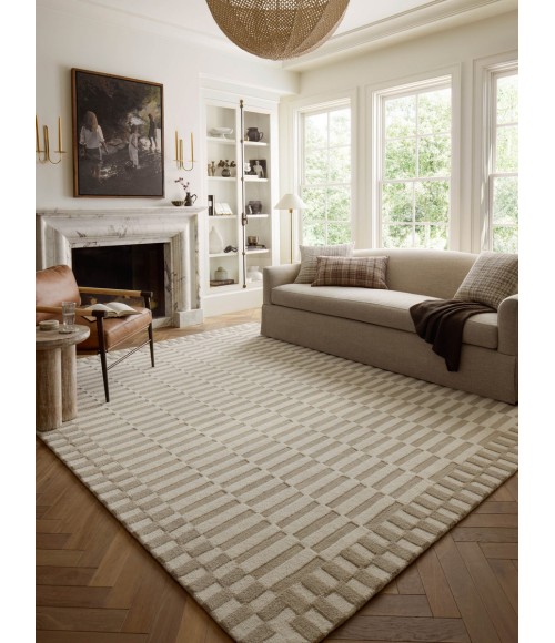 Chris Loves Julia x Loloi Bradley Ivory / Beige Rug BRL-02 5 ft. X 7 ft. 6 in. Rectangle - Rugs Town Chris Loves Julia x Loloi Bradley Ivory / Beige BRL-02 5 ft. X 7 ft. 6 in. Rectangle Rug