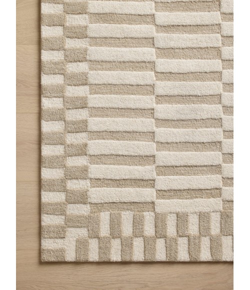 Chris Loves Julia x Loloi Bradley Ivory / Beige Rug BRL-02 5 ft. X 7 ft. 6 in. Rectangle - Rugs Town Chris Loves Julia x Loloi Bradley Ivory / Beige BRL-02 5 ft. X 7 ft. 6 in. Rectangle Rug