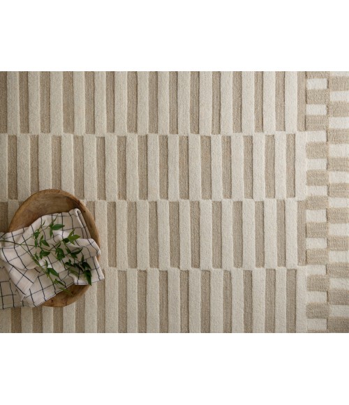Chris Loves Julia x Loloi Bradley Ivory / Beige Rug BRL-02 5 ft. X 7 ft. 6 in. Rectangle - Rugs Town Chris Loves Julia x Loloi Bradley Ivory / Beige BRL-02 5 ft. X 7 ft. 6 in. Rectangle Rug