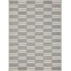 Chris Loves Julia x Loloi Bradley Ivory / Grey BRL-03 5 ft. X 7 ft. 6 in. Rectangle Rug