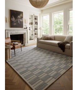 Chris Loves Julia x Loloi Bradley Ivory / Grey BRL-03 3 ft. X 7 ft. Rectangle Rug
