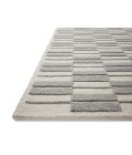 Chris Loves Julia x Loloi Bradley Ivory / Grey BRL-03 3 ft. X 7 ft. Rectangle Rug