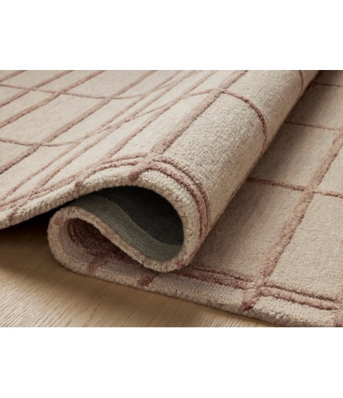 Chris Loves Julia x Loloi Bradley Rose / Blush BRL-04 7 ft. 9 in. X 9 ft. 9 in. Rectangle Rug