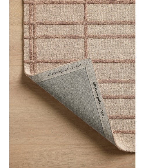 Chris Loves Julia x Loloi Bradley Rose / Blush BRL-04 7 ft. 9 in. X 9 ft. 9 in. Rectangle Rug