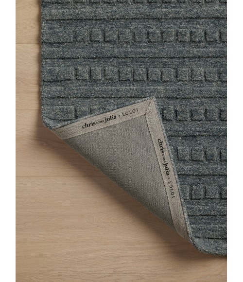 Chris Loves Julia x Loloi Bradley Teal / Teal Rug BRL-05 2 ft. 6 in. X 9 ft. 9 in. Rectangle - Rugs Town Chris Loves Julia x Loloi Bradley Teal / Teal BRL-05 2 ft. 6 in. X 9 ft. 9 in. Rectangle Rug