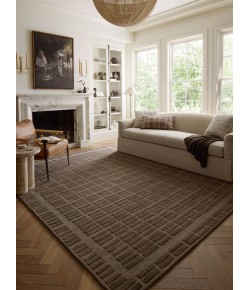 Chris Loves Julia x Loloi Bradley Cocoa / Cocoa BRL-06 9 ft. 3 in. X 13 ft. Rectangle Rug