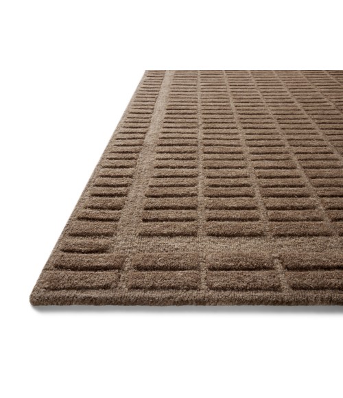 Chris Loves Julia x Loloi Bradley Cocoa / Cocoa Rug BRL-06 9 ft. 3 in. X 13 ft. Rectangle - Rugs Town Chris Loves Julia x Loloi Bradley Cocoa / Cocoa BRL-06 9 ft. 3 in. X 13 ft. Rectangle Rug