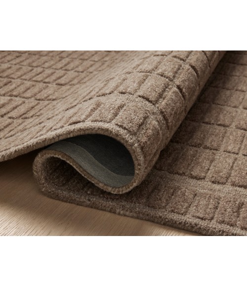 Chris Loves Julia x Loloi Bradley Cocoa / Cocoa Rug BRL-06 9 ft. 3 in. X 13 ft. Rectangle - Rugs Town Chris Loves Julia x Loloi Bradley Cocoa / Cocoa BRL-06 9 ft. 3 in. X 13 ft. Rectangle Rug