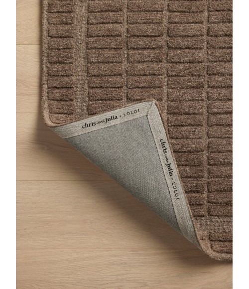 Chris Loves Julia x Loloi Bradley Cocoa / Cocoa Rug BRL-06 9 ft. 3 in. X 13 ft. Rectangle - Rugs Town Chris Loves Julia x Loloi Bradley Cocoa / Cocoa BRL-06 9 ft. 3 in. X 13 ft. Rectangle Rug