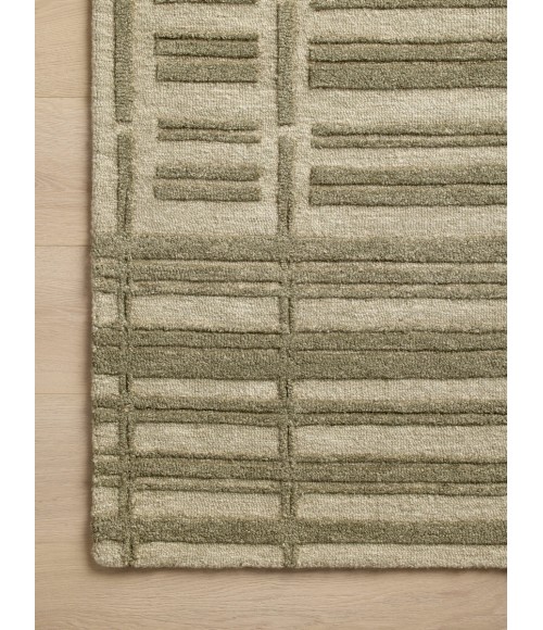 Chris Loves Julia x Loloi Bradley Sage / Olive BRL-07 2 ft. 3 in. X 3 ft. 9 in. Rectangle Rug