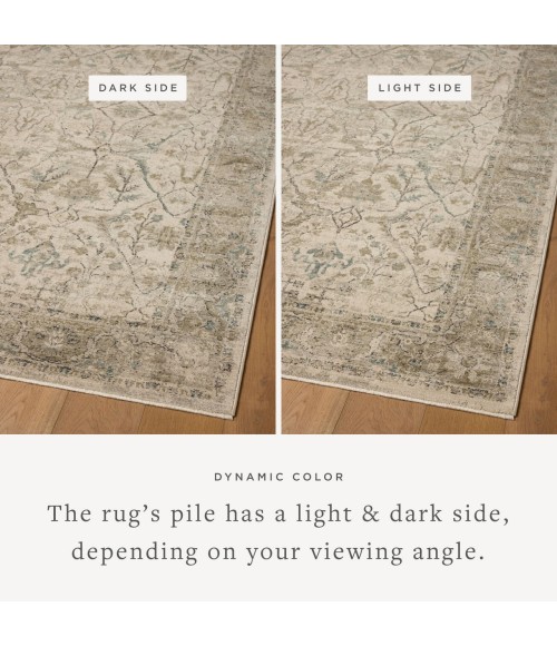 Loloi Briar Ivory / Sage BRR-02 9ft.-3in. X 9ft.-3in. Round Rug