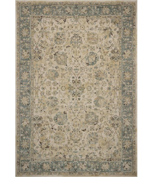 Loloi Briar Ant. Ivory / Blue BRR-05 9ft.-3in. X 9ft.-3in. Round Rug