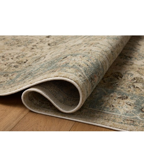 Loloi Briar Ant. Ivory / Blue BRR-05 9ft.-3in. X 9ft.-3in. Round Rug