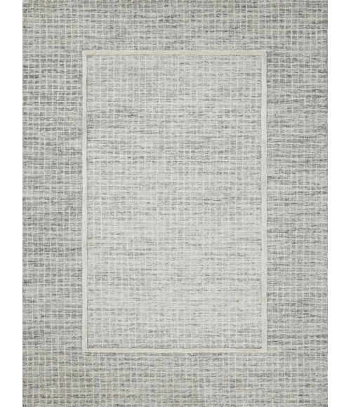 Chris Loves Julia x Loloi Briggs Mist / Ivory Rug BRG-01 18 in. X 18 in. Sample - Rugs Town Chris Loves Julia x Loloi Briggs Mist / Ivory BRG-01 18 in. X 18 in. Sample Rug