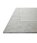 Chris Loves Julia x Loloi Briggs Mist / Ivory Rug BRG-01 18 in. X 18 in. Sample - Rugs Town Chris Loves Julia x Loloi Briggs Mist / Ivory BRG-01 18 in. X 18 in. Sample Rug