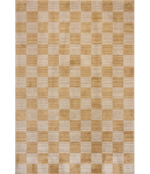 Chris Loves Julia x Loloi Calvin Apricot / Ivory CLV-01 2ft.-3in. X 3ft.-10in. Rect. Rug