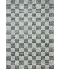 Chris Loves Julia x Loloi Calvin Blue / Ivory CLV-01 18in. X 18in. Sample Rect. Rug