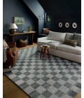 Chris Loves Julia x Loloi Calvin Blue / Ivory CLV-01 18in. X 18in. Sample Rect. Rug
