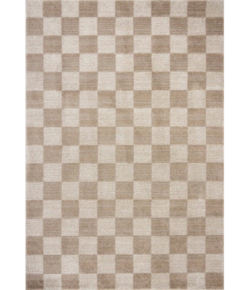 Chris Loves Julia x Loloi Calvin Pebble / Ivory CLV-01 2ft.-7in. X 10ft. Rect. Rug