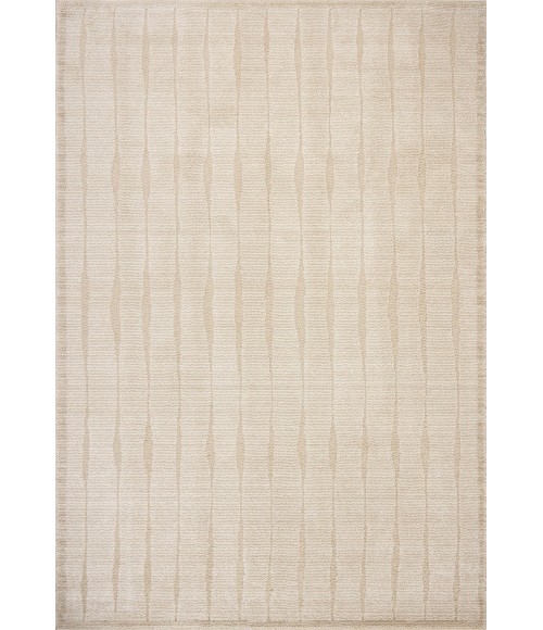 Chris Loves Julia x Loloi Calvin Ivory / Oatmeal CLV-02 2ft.-7in. X 7ft.-6in. Rect. Rug