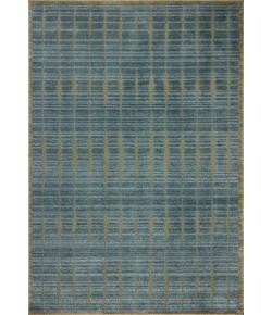 Chris Loves Julia x Loloi Calvin Ocean / Olive CLV-02 18in. X 18in. Sample Rect. Rug