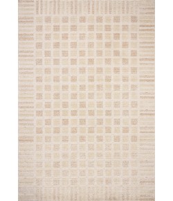 Chris Loves Julia x Loloi Calvin Bone / Natural CLV-03 18in. X 18in. Sample Rect. Rug