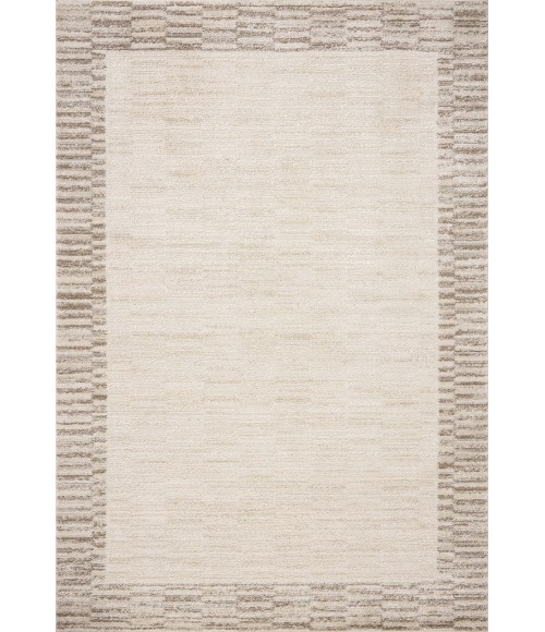 Chris Loves Julia x Loloi Calvin Ivory / Pebble CLV-04 2ft.-7in. X 10ft. Rect. Rug