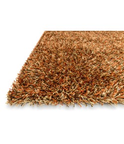 Loloi Carrera Shag CG-02 SPICE Area Rug 18 in. X 18 in. Sample