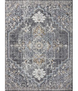 Loloi Cassandra CSN-02 black / GOLD Area Rug 18 in. X 18 in. Sample