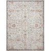 Loloi Cassandra CSN-03 DOVE / NAVY Area Rug 2 ft. 6 in. X 10 ft. 0 in. Rectangle