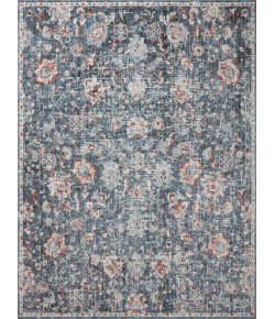Loloi Cassandra CSN-04 BLUE / RUST Area Rug 5 ft. 3 in. X 7 ft. 9 in. Rectangle