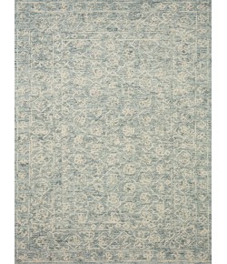 Loloi Cecelia CEC-01 Ocean / Ivory Area Rug 8 ft. 6 in. X 12 ft. Rectangle