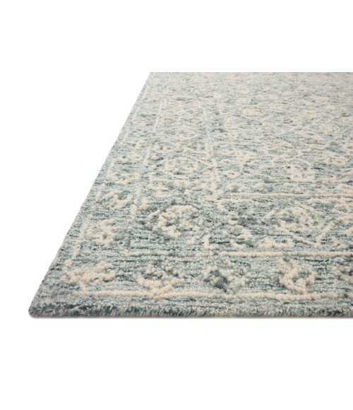Loloi Cecelia CEC-01 Ocean / Ivory 8'-6" x 12' Area Rug