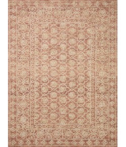 Loloi Cecelia CEC-01 Rust / Natural Area Rug 7 ft. 9 in. X 9 ft. 9 in. Rectangle
