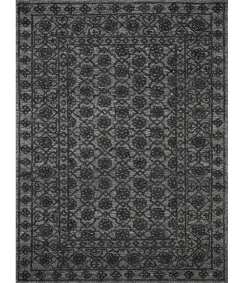 Loloi Cecelia CEC-01 Smoke / Dk. Grey 8'-6" x 12' Area Rug