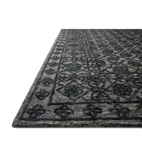Loloi Cecelia CEC-01 Smoke / Dk. Grey 8'-6" x 12' Area Rug