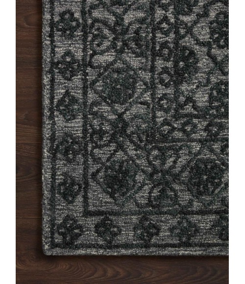 Loloi Cecelia CEC-01 Smoke / Dk. Grey 8'-6" x 12' Area Rug