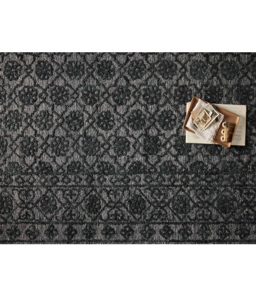 Loloi Cecelia CEC-01 Smoke / Dk. Grey 8'-6" x 12' Area Rug