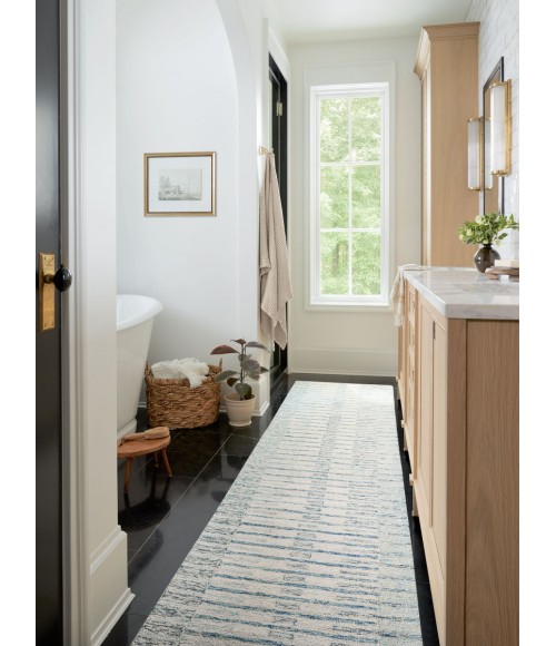 Chris Loves Julia x Loloi Chris Ivory / Denim Rug CHR-01 3 ft. 6 in. X 5 ft. 6 in. Rectangle - Rugs Town Chris Loves Julia x Loloi Chris Ivory / Denim CHR-01 3 ft. 6 in. X 5 ft. 6 in. Rectangle Rug