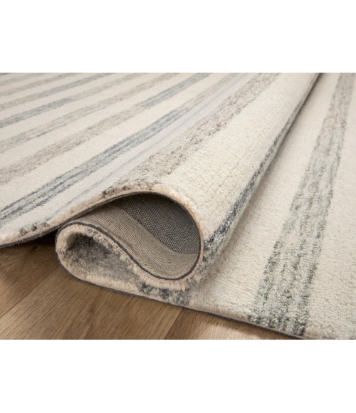 Chris Loves Julia x Loloi Chris Ivory / Slate Rug CHR-05 2 ft. 6 in. X 7 ft. 6 in. Rectangle - Rugs Town Chris Loves Julia x Loloi Chris Ivory / Slate CHR-05 2 ft. 6 in. X 7 ft. 6 in. Rectangle Rug