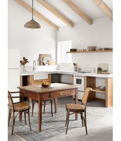 Loloi Claire CLE-03 OCEAN / GOLD Area Rug 2 ft. 7 in. X 9 ft. 6 in. Rectangle