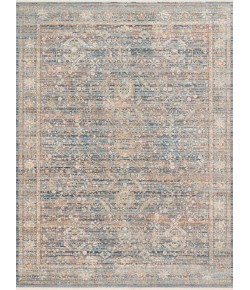 Loloi Claire CLE-06 BLUE / SUNSET Area Rug 9 ft. 6 in. X 13 ft. Rectangle