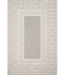 Loloi Cole COL-05 GREY / IVORY Area Rug 2 ft. 7 in. X 12 ft. 0 in. Rectangle