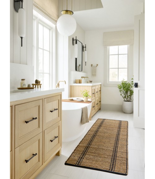 Angela Rose x Loloi Colton Natural / Black CON-01 10 ft. X 14 ft. Rectangle Rug